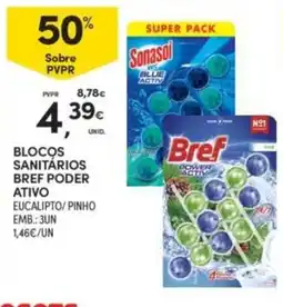 Continente Blocos sanitários bref poder ativo promoção