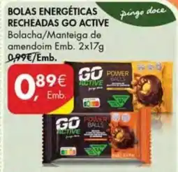 Pingo Doce Bolas energéticas recheadas go active promoção