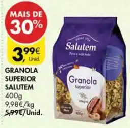 Pingo Doce Granola superior salutem promoção