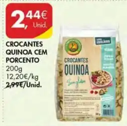 Pingo Doce Crocantes quinoa cem porcento promoção