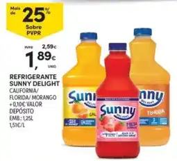 Continente refrigerante sunny delight promoção