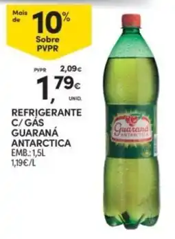 Continente refrigerante c/ gás guaraná antarctica promoção