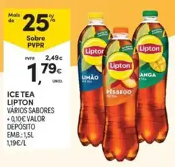 Continente Ice tea lipton vários sabores promoção