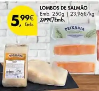 Pingo Doce lombos de salmão peixaria promoção