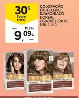 Continente L'oreal coloração excellence s/amoníaco promoção