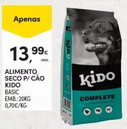 Continente alimento seco p/ cão kido basic promoção