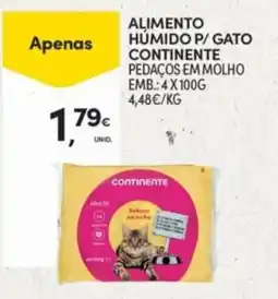 Continente Alimento húmido p/ gato continente promoção