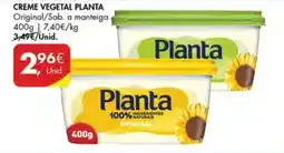 Pingo Doce Creme vegetal planta original promoção