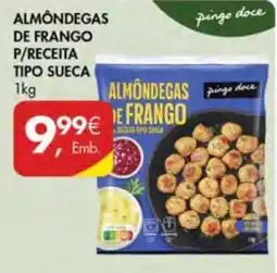 Pingo Doce almôndegas de frango p/receita tipo sueca pingo doce promoção