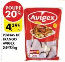 Pingo Doce Pernas de frango avigex promoção
