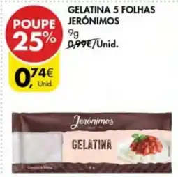 Pingo Doce gelatina jerónimos promoção
