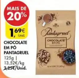 Pingo Doce Chocolate em pó pantagruel promoção