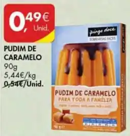 Pingo Doce Pudim de caramelo pinge doce promoção