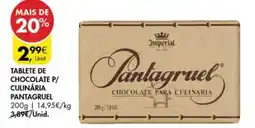 Pingo Doce Chocolate para culinária pantagruel promoção