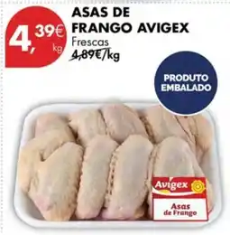 Pingo Doce Asas de frango avigex promoção