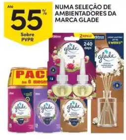 Continente ambientadores da marca glade promoção
