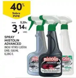 Continente spray mistolin advanced promoção