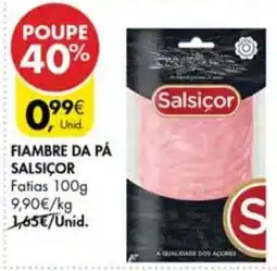 Pingo Doce Fiambre da pá salsiçor promoção