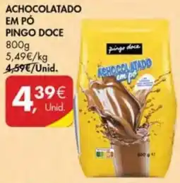 Pingo Doce achocolatado em pó pingo doce promoção