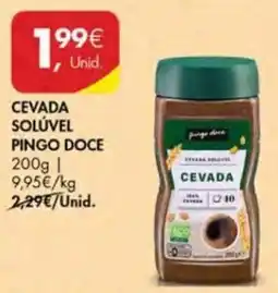 Pingo Doce Cevada solúvel pingo doce promoção