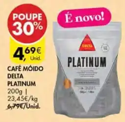 Pingo Doce Café molido delta platinum promoção
