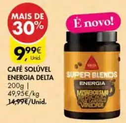 Pingo Doce Café solúvel energia delta promoção