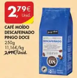 Pingo Doce Café moído descafeinado pingo doce promoção