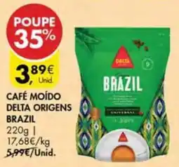 Pingo Doce Café moído delta origens brazil promoção