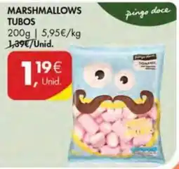 Pingo Doce Marshmallows tubos pingo doce promoção