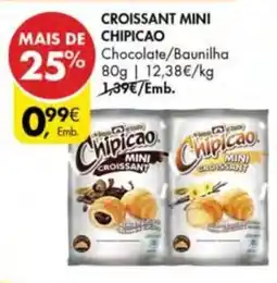 Pingo Doce Chipicao mini croissant chocolate/baunilha promoção