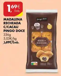 Pingo Doce Madalena recheada c/cacau pingo doce promoção