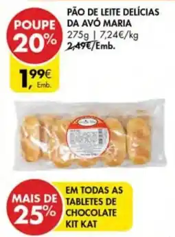 Pingo Doce Pão de leite delícias da avó maria promoção