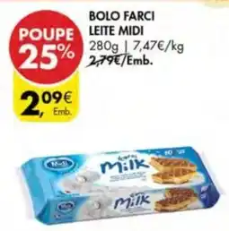 Pingo Doce Bolo farci leite midi promoção