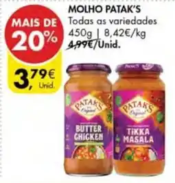 Pingo Doce molho patak's promoção