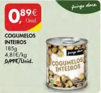 Pingo Doce Cogumelos inteiros pingo doce promoção