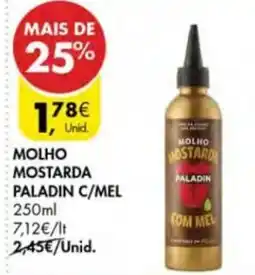 Pingo Doce molho mostarda paladin c/mel promoção