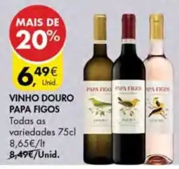 Pingo Doce vinho douro papa figos promoção