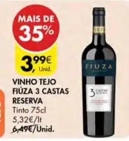 Pingo Doce vinho tejo fiuza 3 castas reserva promoção