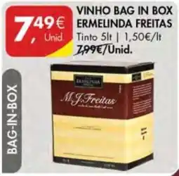 Pingo Doce Vinho bag in box ermelinda freitas promoção