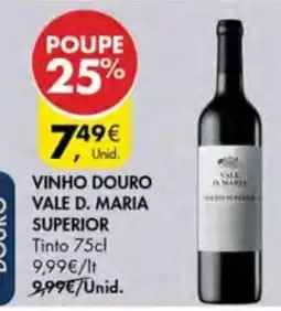 Pingo Doce vinho douro vale d. maria superior promoção