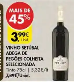 Pingo Doce Vinho setúbal adega de pegões colheita selecionada promoção