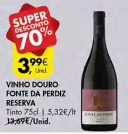 Pingo Doce vinho douro fonte da perdiz reserva promoção