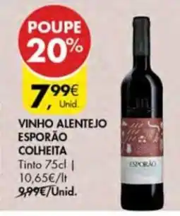 Pingo Doce Vinho alentejo esporão colheita promoção