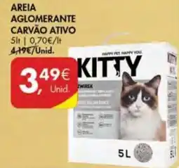 Pingo Doce Kitty areia aglomerante carvão ativo promoção