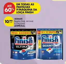 Pingo Doce Finish ultimate promoção