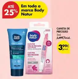Pingo Doce body natur caneta de precisão promoção