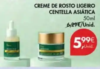 Pingo Doce Creme de rosto ligeiro centella asiática promoção