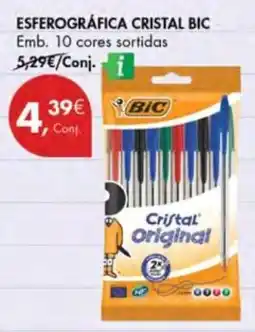 Pingo Doce esferográfica cristal bic promoção