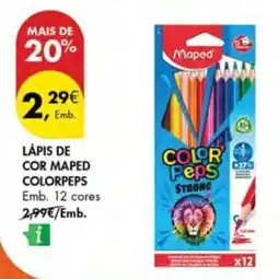 Pingo Doce Lápis de cor Maped Colorpeps promoção