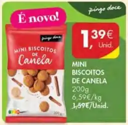 Pingo Doce Mini biscoitos de canela promoção